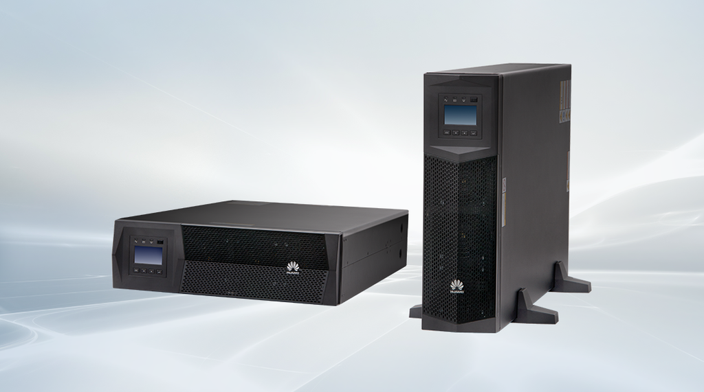 10kVA smart, online double-conversion UPS. Unity power factor. High Efficiency. Built-in Wi-Fi communication with mobile app. 5kA lightning protection design. Small footprint. Remote monitoring interface included. 2U UPS, 2U EBM approx 5 min runtime on full load. Rack/tower config