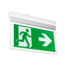 FLAG emergency lighting, surface IP20, 100lm-3h /Permanent+Self-testing