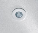 Compact PIR presence/absence detector with lux level sensing. time delay function and infrared override