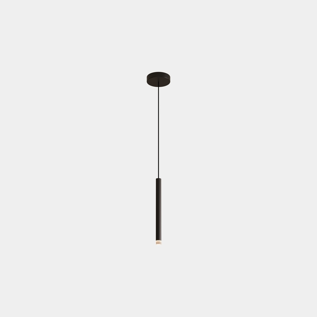 Pendant Candle 1 Body Surface LED 3.2W LED warm-white 2700K ON-OFF Black 154lm