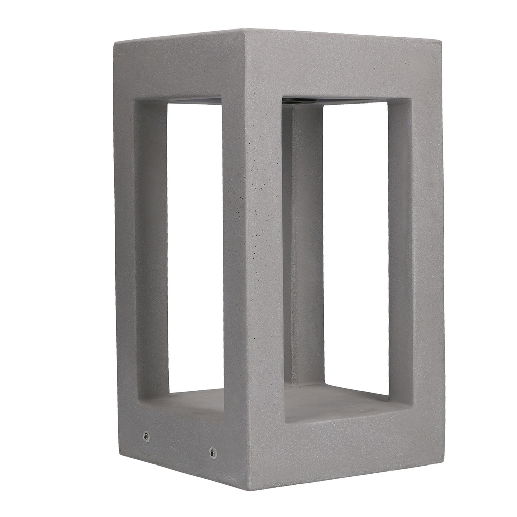 BOLLARD IP65 BOX 350MM LED 5.8W 4000K CEMENT 115LM