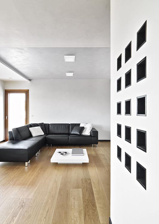 CEILING FIXTURE IP23 EASY SQUARE SURFACE 170MM LED 10W 3000K BLANCO 874LM