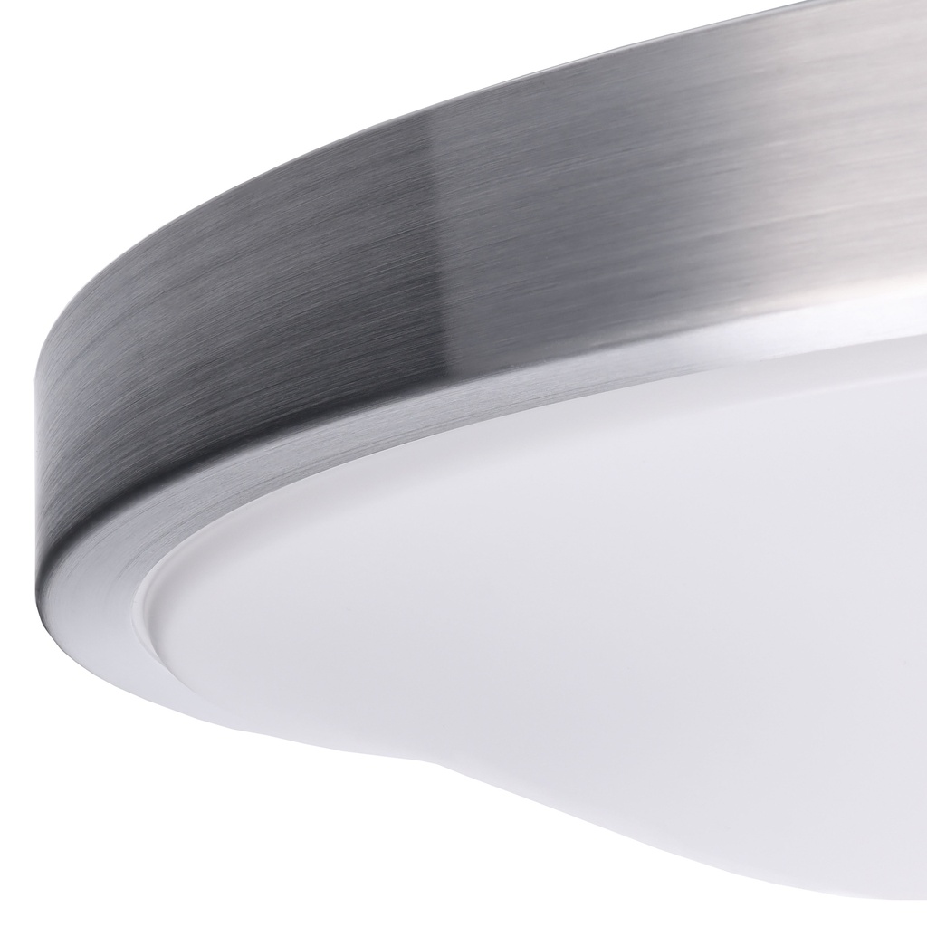 CEILING FIXTURE IP44 TEMPO Ø410MM LED 22.8W 3000K ALUMINIUM 1821LM