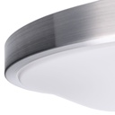 CEILING FIXTURE IP44 TEMPO Ø410MM LED 22.8W 3000K ALUMINIUM 1821LM