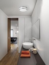 CEILING FIXTURE IP44 VAPOR LED 11.5W 3000K CHROME 560LM