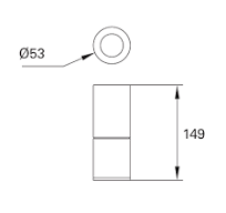 5.8W LED CEILING FIXTURE 3000K
