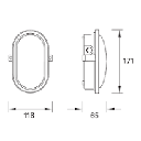 5W LED FLASH WALL FIXTURE