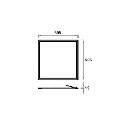 DOWNLIGHT IP20 SQUARE LED 37.5W 4000K BLANCO 3506LM