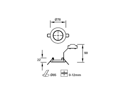 DOWNLIGHT IP23 SOUND PLUS FIXED GU10 BLANCO