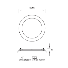 DOWNLIGHT IP54 EASY ROUND Ø225MM SMART LED 15.5W 3000K LIGHT FOR LIFE BLANCO 14