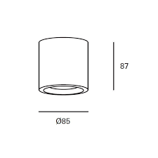 Downlight IP65 FAB GU10 8 White