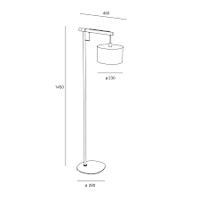 FLOOR LAMP IP20 LAMPA E14 40W IMITATION WOOD