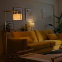 FLOOR LAMP IP20 LAMPA E14 40W IMITATION WOOD
