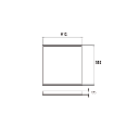FRAME FOR SURFACE-MOUNTED VERSION