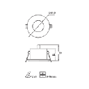 IP54 MINOR CHROME DOWNLIGHT FRAME