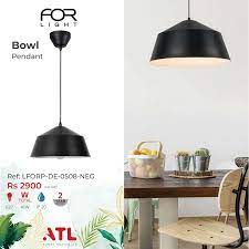 PENDANT IP20 BOWL Ø250MM E27 40W BLACK