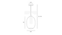 PENDANT IP20 KEA E27 40W BLACK