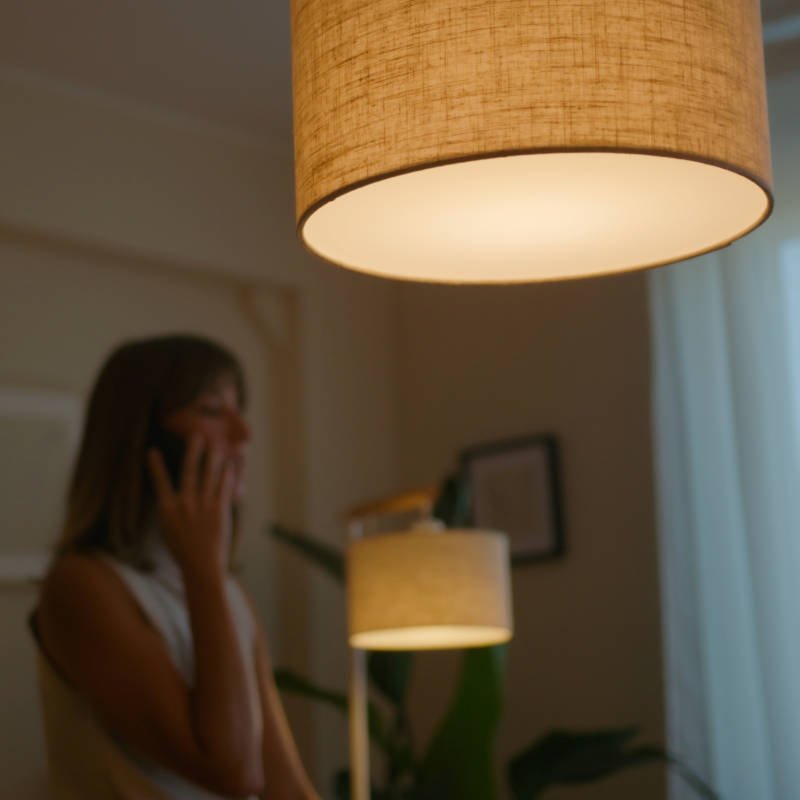 PENDANT IP20 LAMPA E27 40W IMITATION WOOD