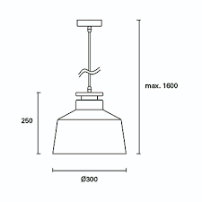 PENDANT IP20 NUBE Ø300MM BLANCO