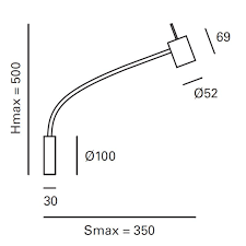 READING LIGHTS BAS GU10 SATIN NICKEL