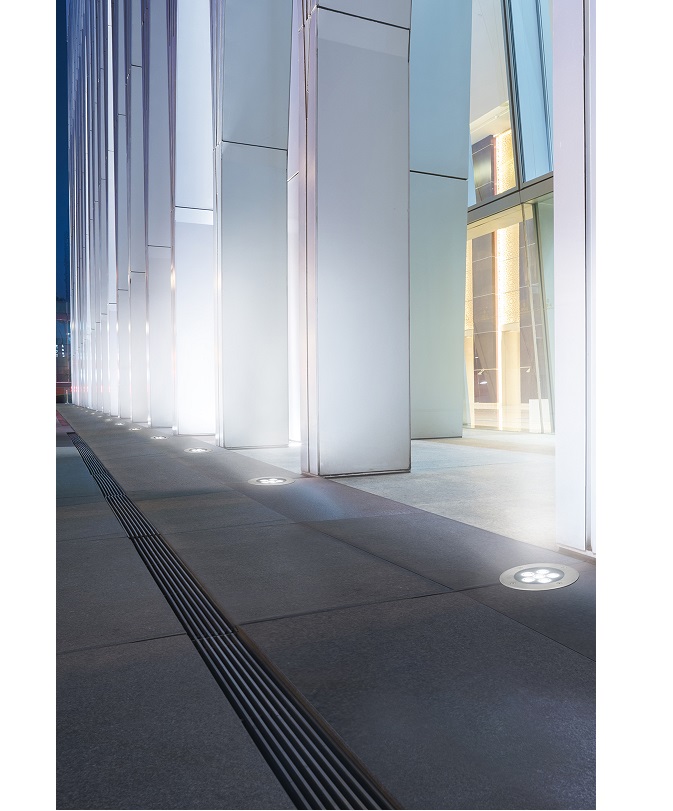 RECESSED UPLIGHTING IP65/IP67 RINGO Ø155MM LED 9.1W 3000K STAINLESS STEEL 632LM