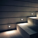 RECESSED WALL LIGHTING IP65 FACE LED 2.5W 4000K GREY 142LM