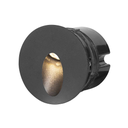 Recessed wall lighting IP65 ICON ROUND  BLACK LED 2.2W 3000K Black