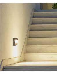 Recessed wall lighting IP65 Nod Square LED  2.6W 3000K Black