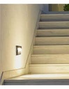 Recessed wall lighting IP65 Nod Square LED  2.6W 3000K Black