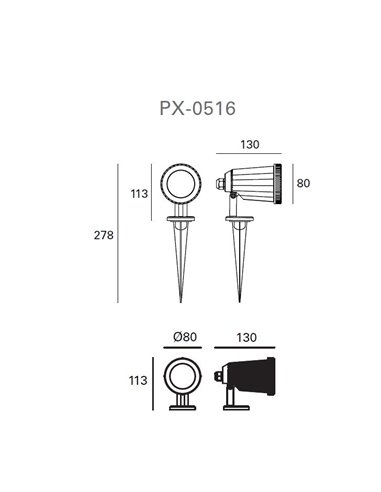 SPOTLIGHT IP65 NEO SMART LED 4W RGB BLACK