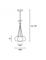 STEEL CROME PENDANT LIGHT-BALLET