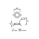 DOWNLIGHT IP23 SOUND PLUS ADJUSTABLE GU10 BLANCO