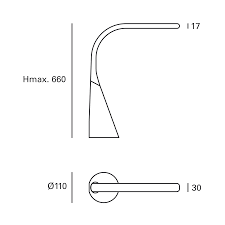 TABLE LAMP IP20 STOL LED 4W 3000REY 323LM