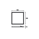 DOWNLIGHT IP40 SQUARE LED 35.4W 3000K BLANCO 3226LM