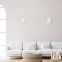 WALL FIXTURE IP20 GLASS 460MM E27 100W BLANCO