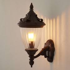 WALL FIXTURE IP23 ADUR E27 RUSTY BROWN