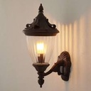 WALL FIXTURE IP23 ADUR E27 RUSTY BROWN