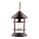 WALL FIXTURE IP23 SIROS E27 RUSTY BROWN