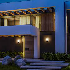 Wall fixture IP44 VIT E27 15W Black White