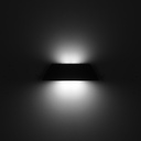 Wall fixture IP65 COURBE LED 7.2W 3000K  Urban grey