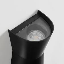 Wall fixture IP65 PRISMA GU10 8 Black