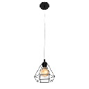 ELMARK - HEIDI PENDANT 1xE27 BLACK