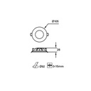 DOWNLIGHT IP44 HIDE LED 9W 3000K BLANCO 592LM