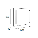 Bathroom Mirror IP44 Reflex Rectangular LED 20W 4000K