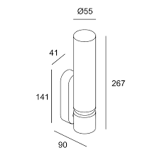 Bathroom Wall Light IP44 Dresde On E14 40W