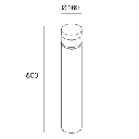 Bollard IP65 Newton E27 E27 23W Urban grey
