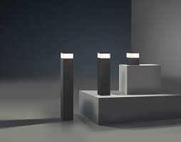 Bollard IP65 Cubik LED 650mm LED 15W 3000K Urban grey 833lm