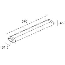 Bathroom Wall Light IP44 Toi LED Medium LED 13.4W 3000K 1513lm