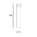 Bollard IP66 Dan LED 8.9;W SW 3000-4000K ON-OFF Urban grey 439lm