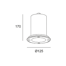 Downlight IP65 Gea GU10&GU5.3 GU10 8W AISI 316 stainless steel 275lm